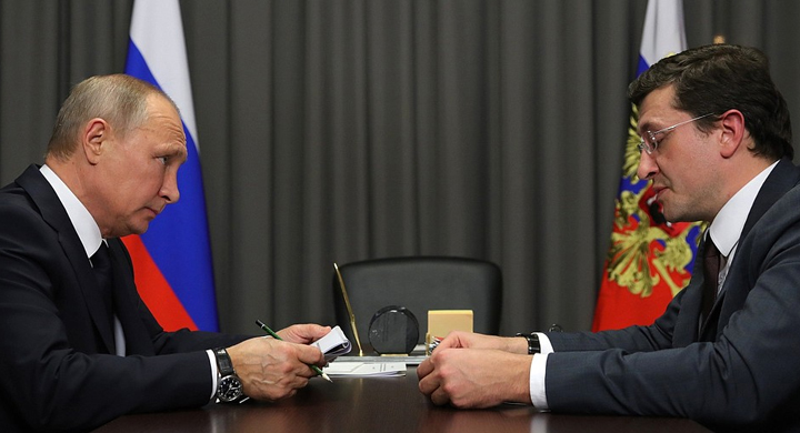 Путин и Глеб Никитин фото